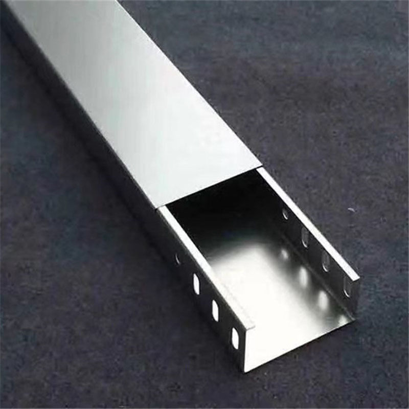 Fully Perforated Galvanized Cable Trays 6.5ft  8 Ft 10 Ft For Networking