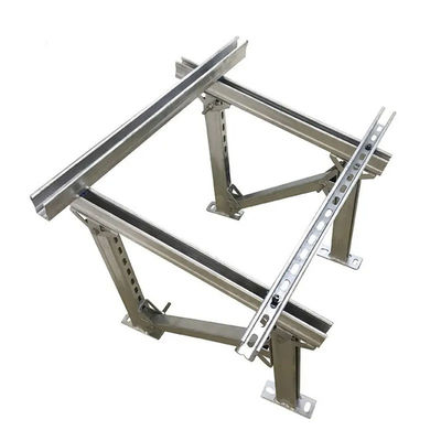 Solar Strut Channel Supported Installation Solar Pv Bracket For Frameless Roof Module