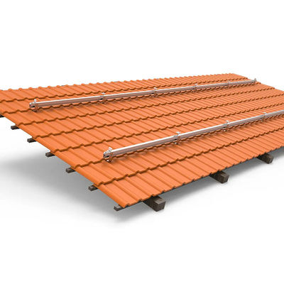 Compatibilidad universal El tren de montaje solar Pv de aluminio Resiste las temperaturas y los fuertes vientos