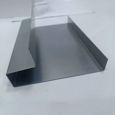 Silvery Aluminum Anodized Anti Slip Solar Panel Water Channel For Roof Solar Mounting System