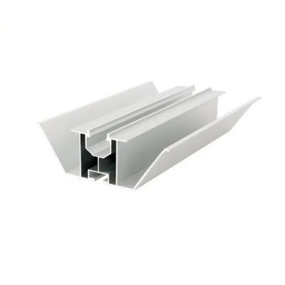 Silvery Solar Roof Mounting System Drain Channel With 1.6KN/M2 Snow Load