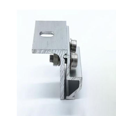 Anodize Alüminyum Güneş Paneli Montaj Klemleri Kar / Rüzgar Yükü için UV Direnci 1.5KN/M2 Kurulum