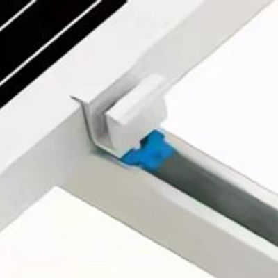 Anodisierte Oberflächenbehandelte Solarpaneelmontage Klemmen für dauerhafte Dachinstallationen