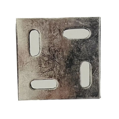 Weather Resistant Aluminum Curtain Wall Embedded Parts Silver Anodized
