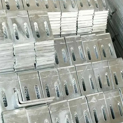 Rectangular Anodized Galvanized Iron Embedded Steel Plate Curtain Wall Accessories