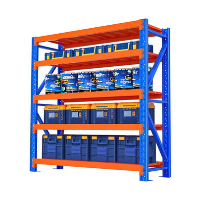 sturdy Rust Resistant 200 Pound Capacity Metal Storage Shelving With Leveling Feet